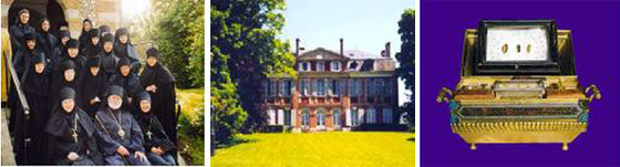 The Russian Convent in Lesna, France, where Father Panteliemon was caught attempting to steal a portion of their relics.